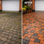 driveway before & after